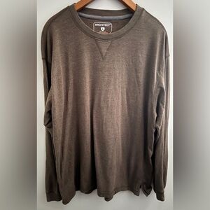 Architect Men’s Brown Long Sleeve Crewneck Tee Size L